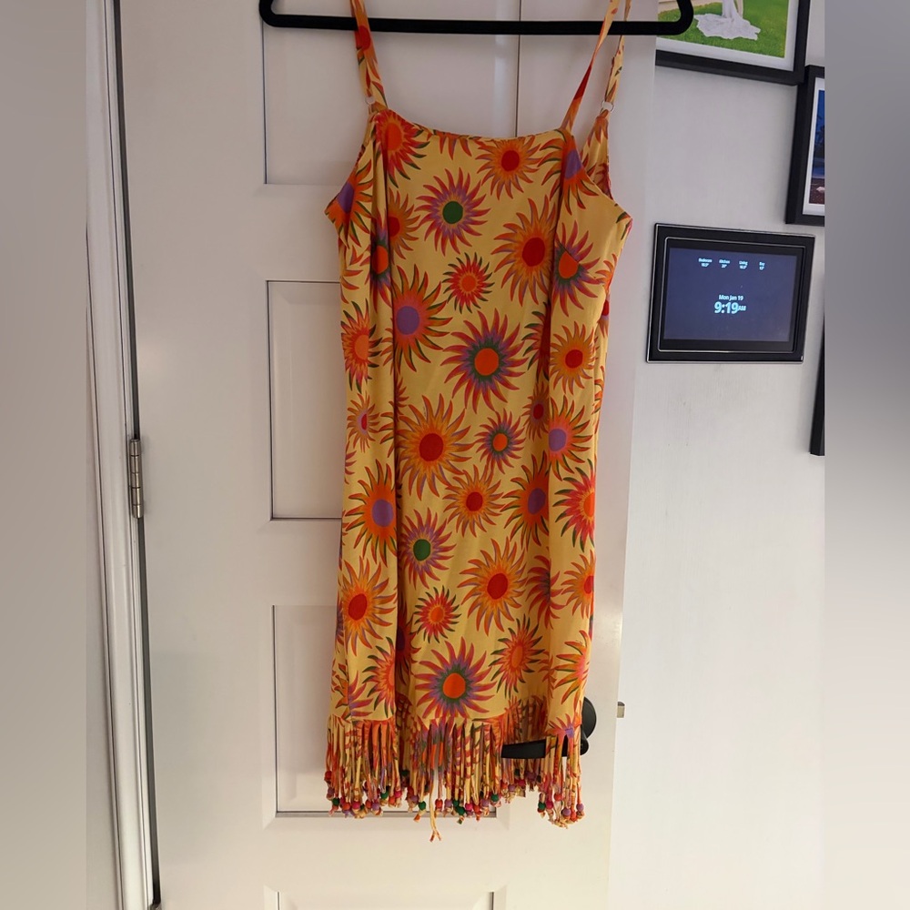 Farm Rio Slim Fringe Mini Dress - Picture 8 of 8